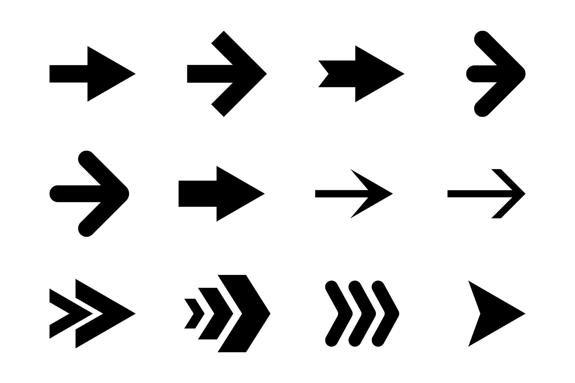 SVG Flat Directional Arrow Sign