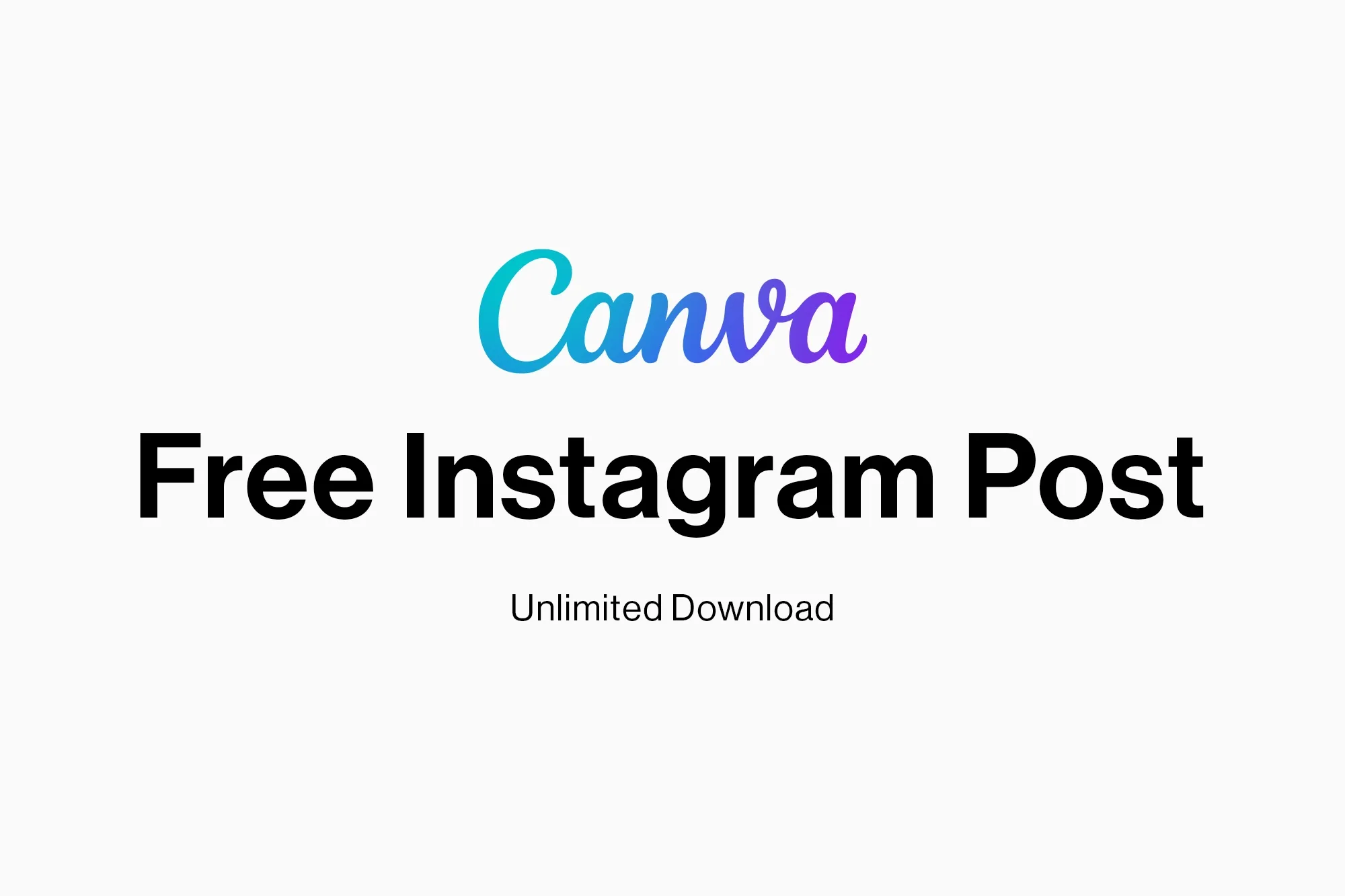 Free Canva Instagram Post