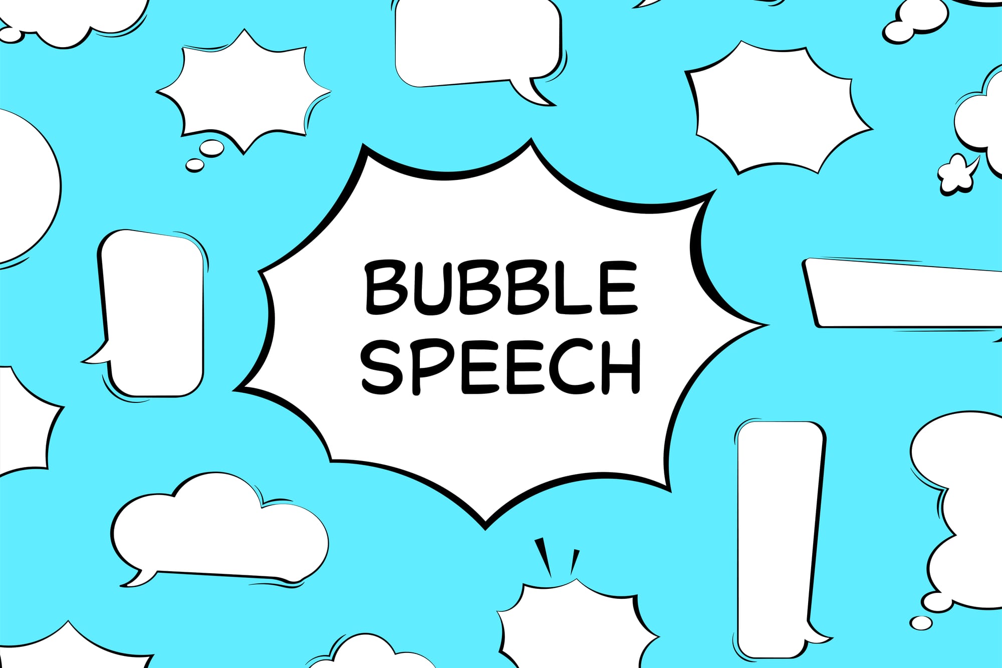 Canva Bubble Speech Elements