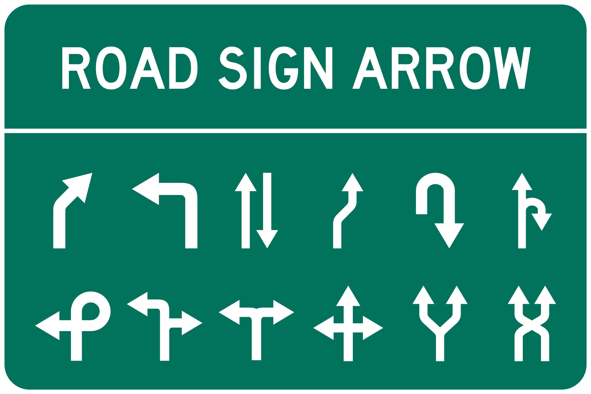 Canva Road Sign Arrow Elements