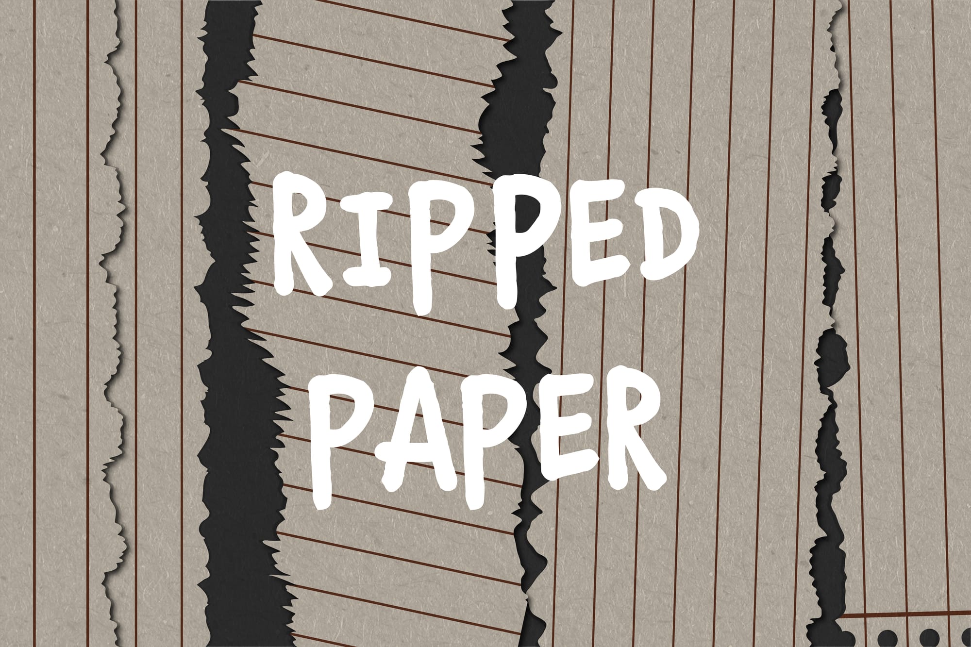 Canva Ripped Paper Elements