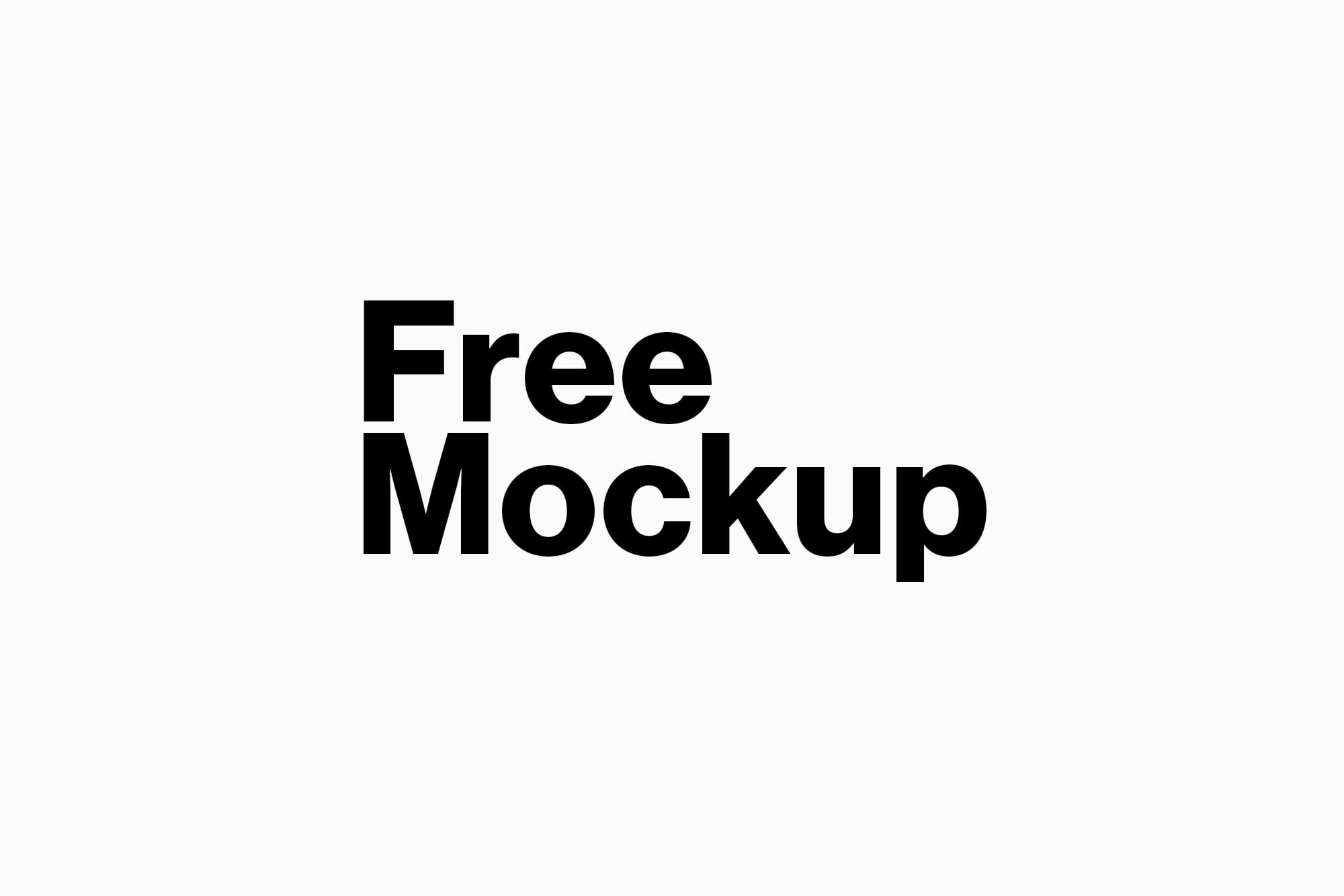 Free Photoshop Mockup