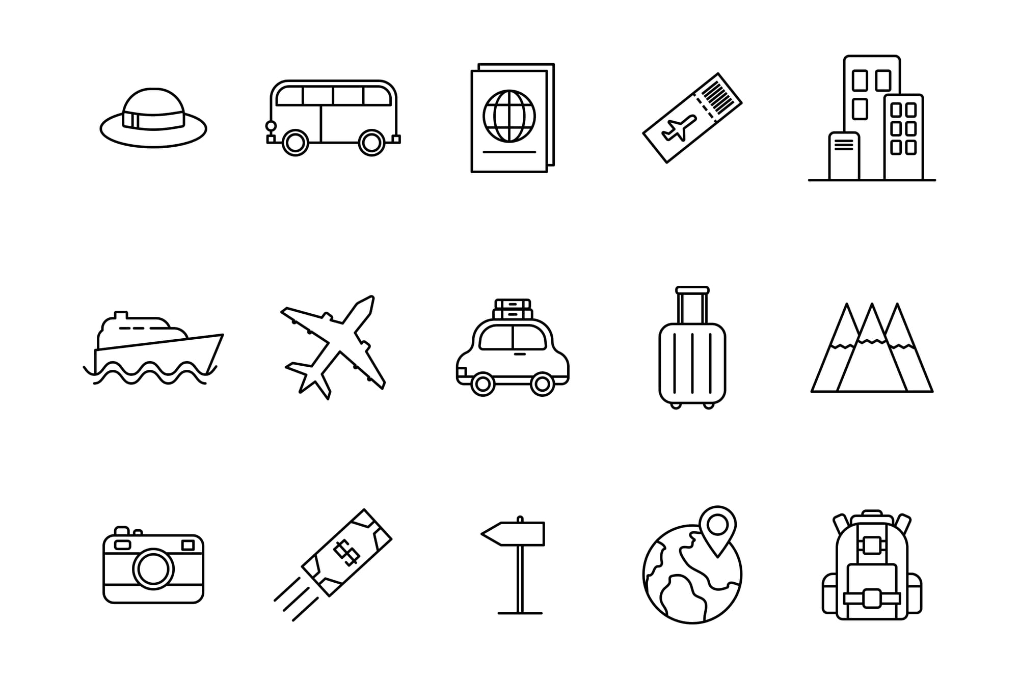 SVG Outdoor Activities Icon