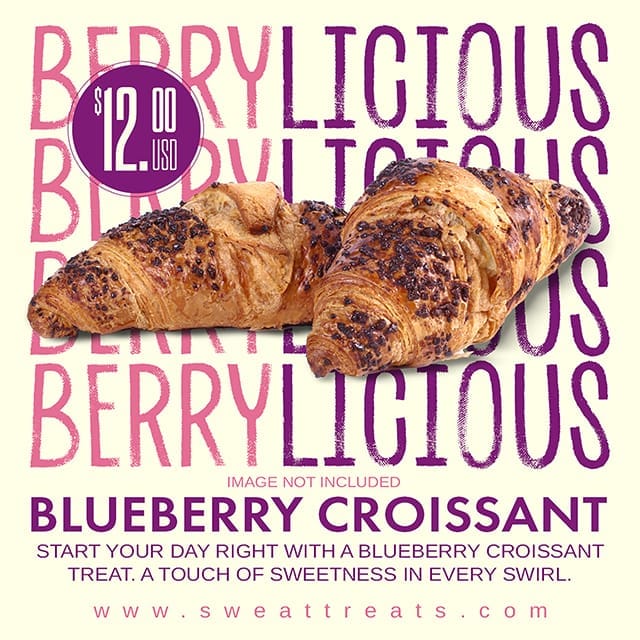 Photoshop Berrylicious Blueberry Instagram Post