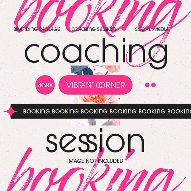 Photoshop Booking Coaching Cerise Instagram Post