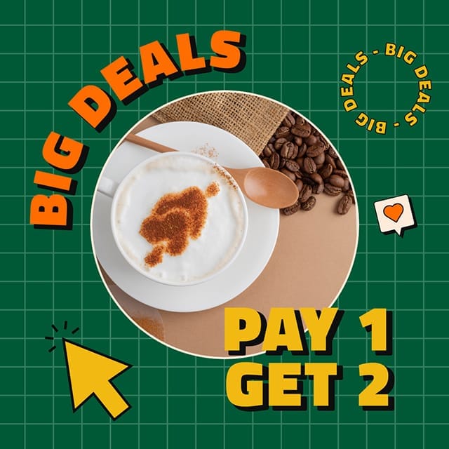 Photoshop Big Deals Pay 1 Get 2 Verdegreen Instagram Post