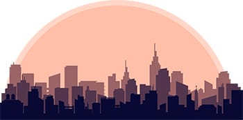 City Skyline Silhouette 4