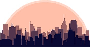 City Skyline Silhouette 8