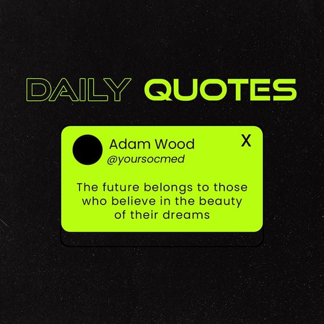 Photoshop Daily Quotes Chespe Neon Instagram Post