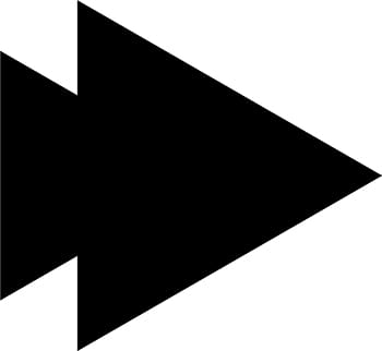 Flat Directional Arrow Sign 11