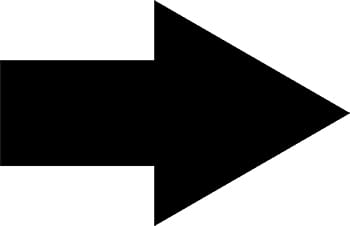 Flat Directional Arrow Sign 22