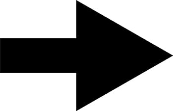 Flat Directional Arrow Sign 23