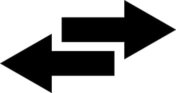 Flat Directional Arrow Sign 31