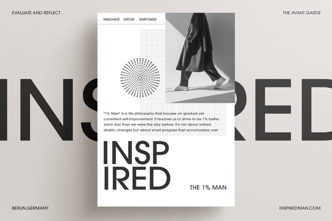 Photoshop Inspired 1% Man Branding Template