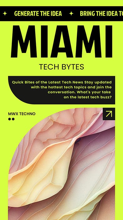 Photoshop Miami Tech Bytes Techno Instagram Story