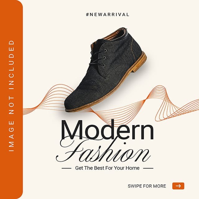 Photoshop New Arrival Modern Fashion Instagram Post