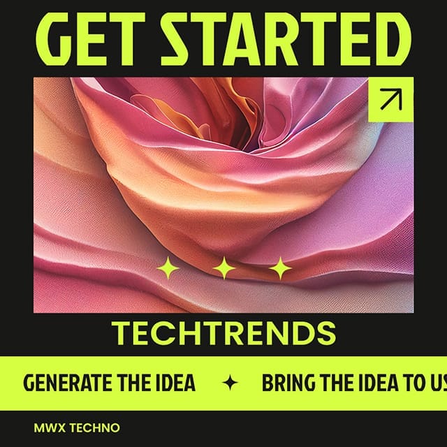 Get Started Techno Instagram Post