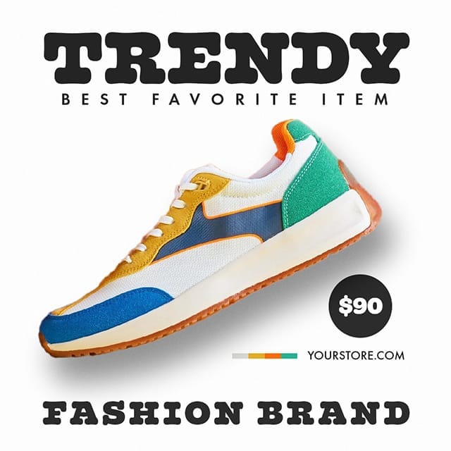 Photoshop Trendy Fashion Brand Instagram Post