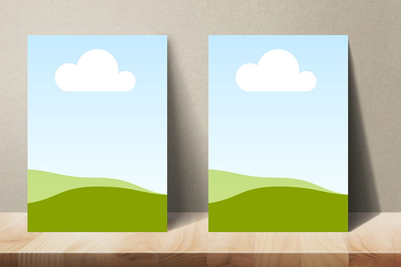 Canva Minimal Stand Poster Mockup