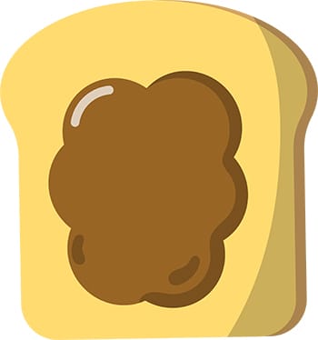 Sticker Chocolate Toast