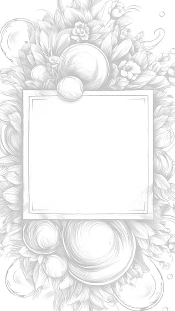 Image Circle Flower with Box Background Story