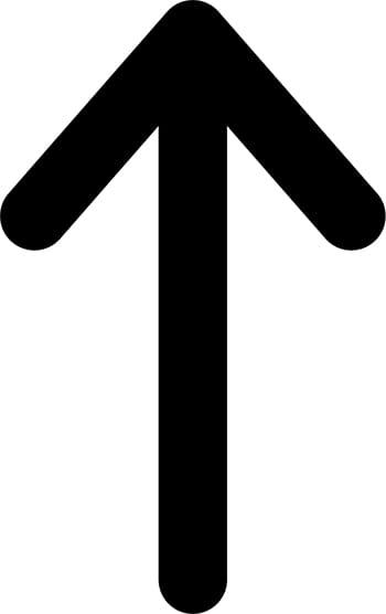 Flat Directional Arrow Sign 53