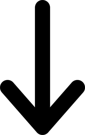 Flat Directional Arrow Sign 54