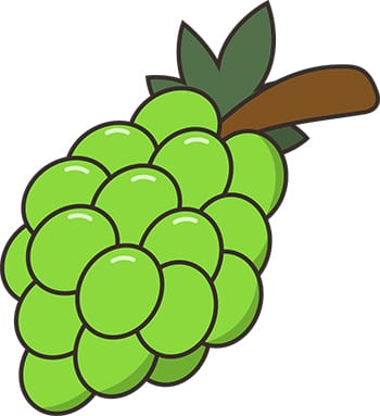 Sticker Green Grapes