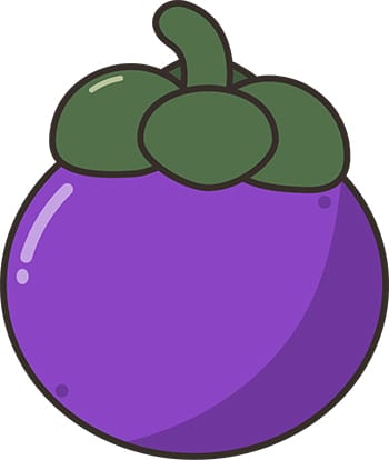 Sticker Mangosteen