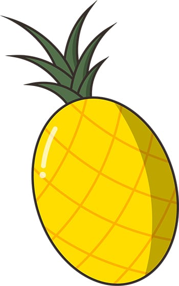 Sticker Pineapple