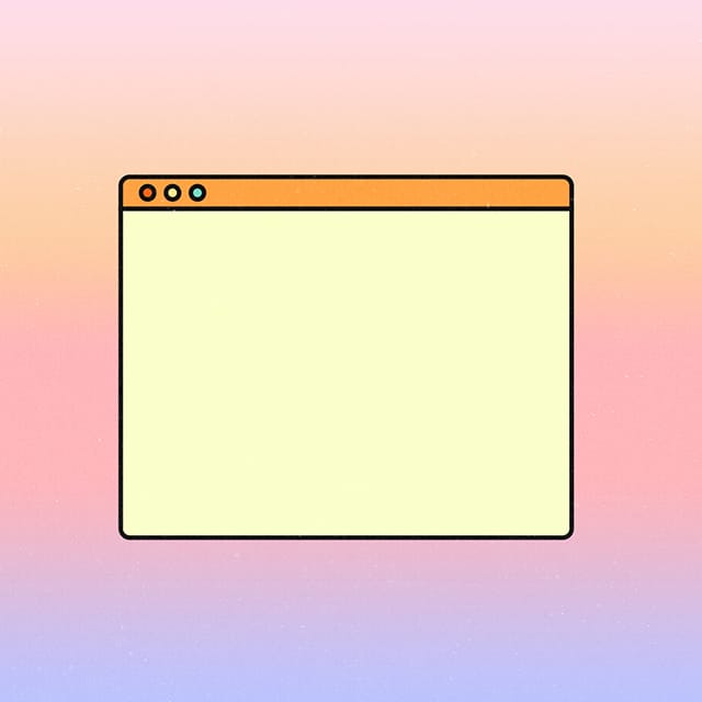 Image Rainbow Gradient Retro Reminder Text Box