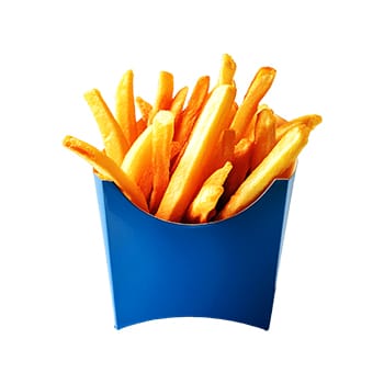 Sticker Blue Box French Fries