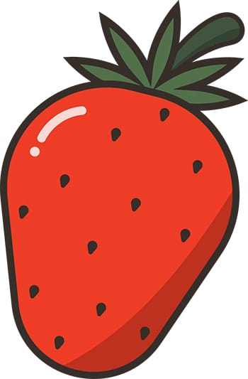 Sticker Strawberry