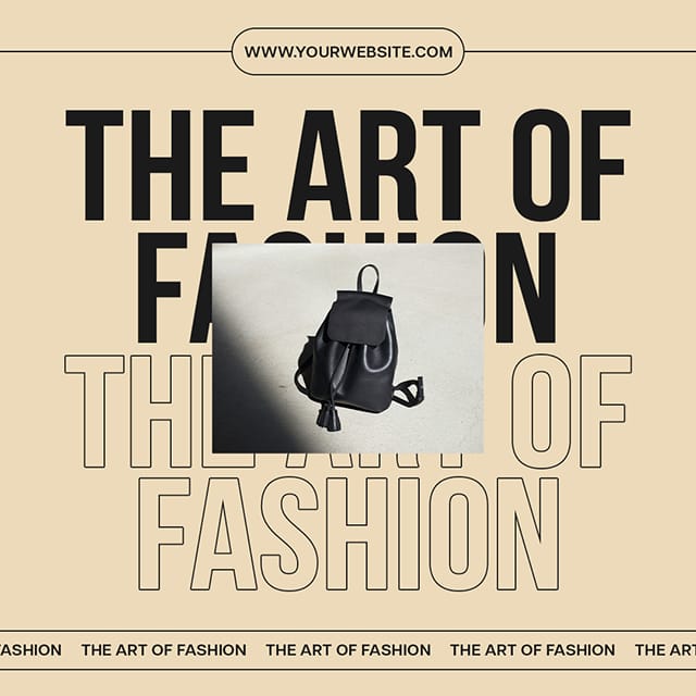 Photoshop The Art Of Fashion Instagram Post