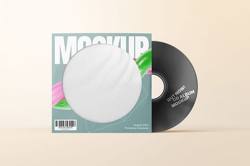 Photoshop Brand CD Album Mockup