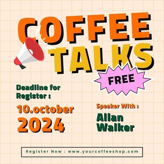 Canva Coffee Talk Free Verdegreen Instagram Post