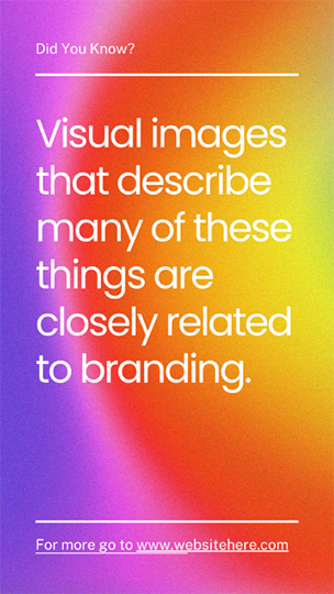 Canva Did You Know Vibrant Gradient Story