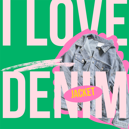 Canva I Love Denim Jacket Girls World Instagram Post