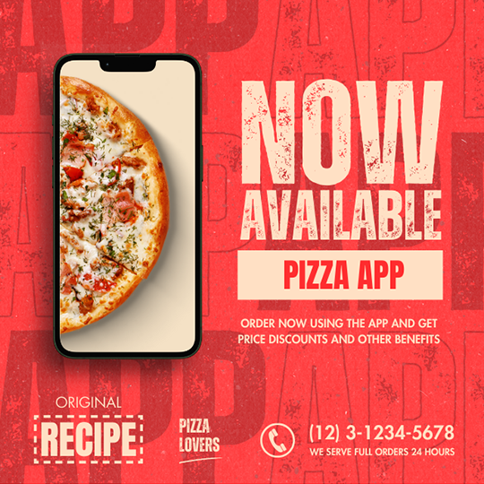 Canva Now Available Pizza App Exobites Instagram Post