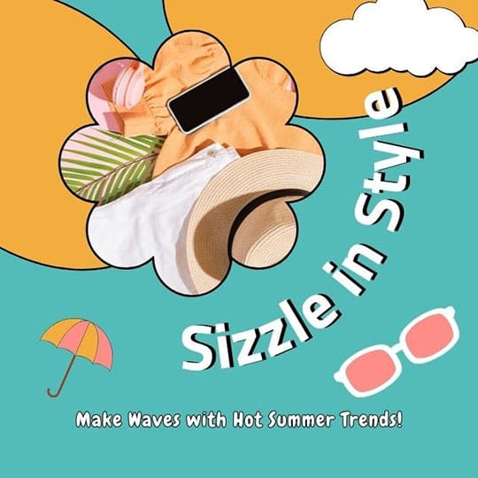 Canva Sizzle in Style Palm Rush Instastgram Post