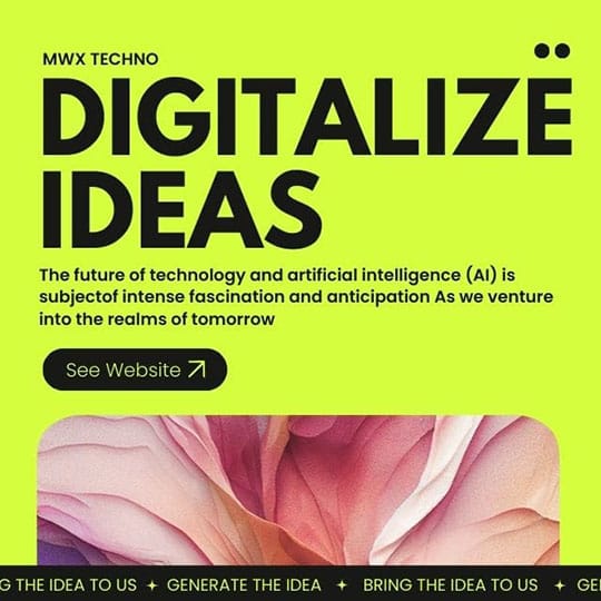 Canva Techno Digitalize Ideas Instagram Post