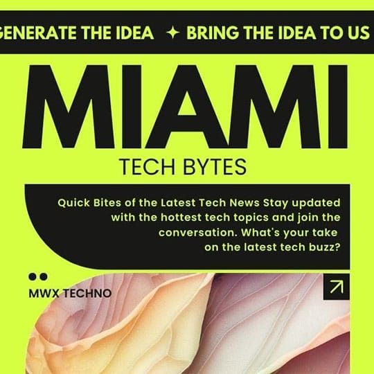 Canva Techno Miami Tech Bytes Instagram Post