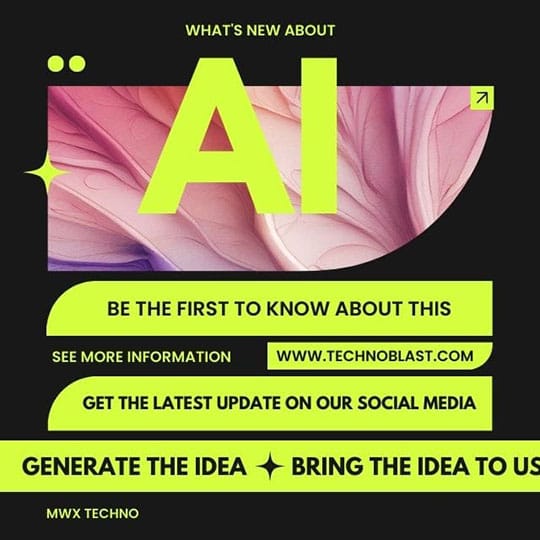 Canva Techno Whats new AI Instagram Post