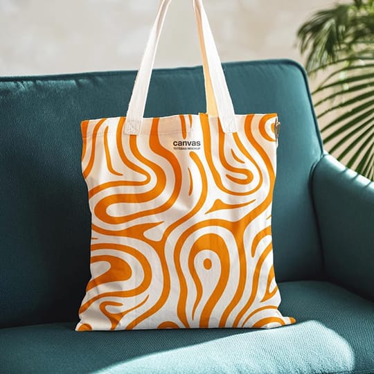 Photoshop Canvas Totebag Mockup