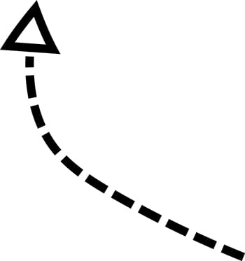 Dashed Line Empty Arrow 26