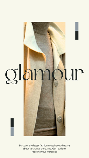 Canva Glamour Aesthetic Fashion Story