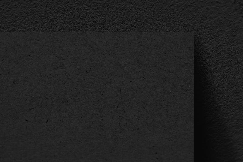 Image Black Logo Mockup On Mate Black Texture