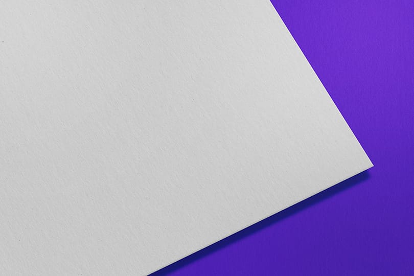 Image Logo Mockup Indigo Background