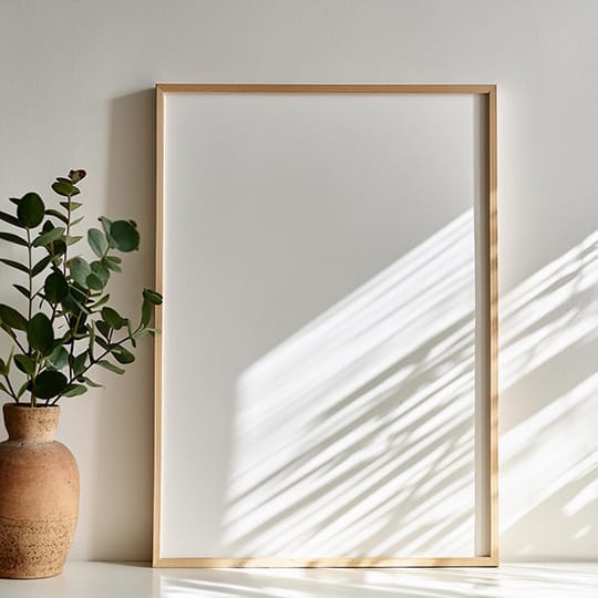 Image Organic Plant Frame Mockup