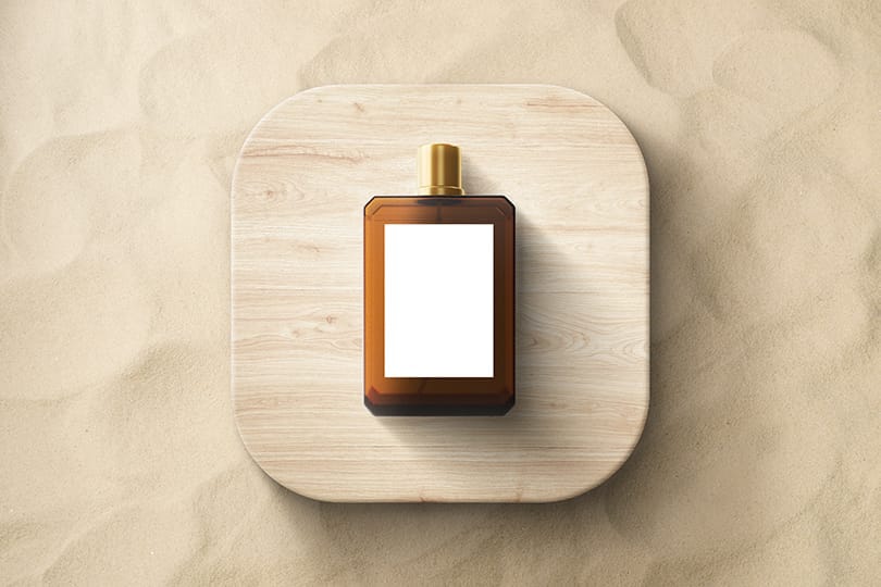 Image Perfume Bottle Mockup